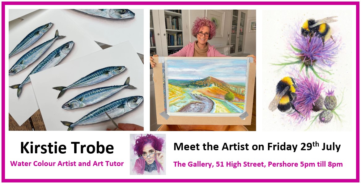 Meet The Artist Evening – Watercolour Artist, Kirstie Trobe – Art ...